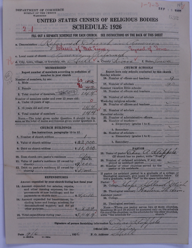 Scan of Reformed Church in America: 652