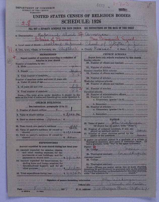 Scan of Reformed Church in America: 402