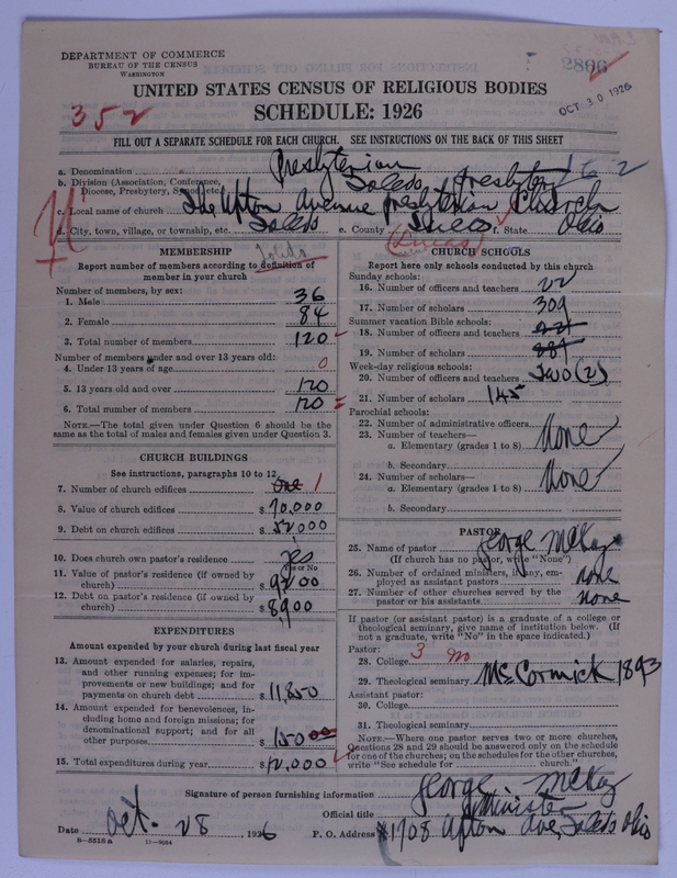 Scan of Presbyterian Church in the United States of America: 2866