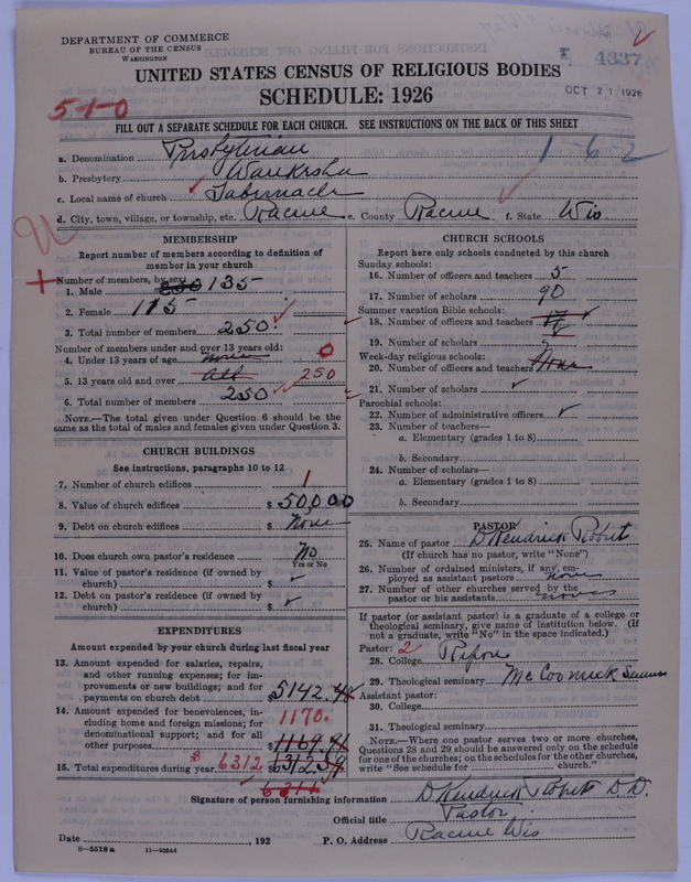 Scan of Presbyterian Church in the United States of America: 4337