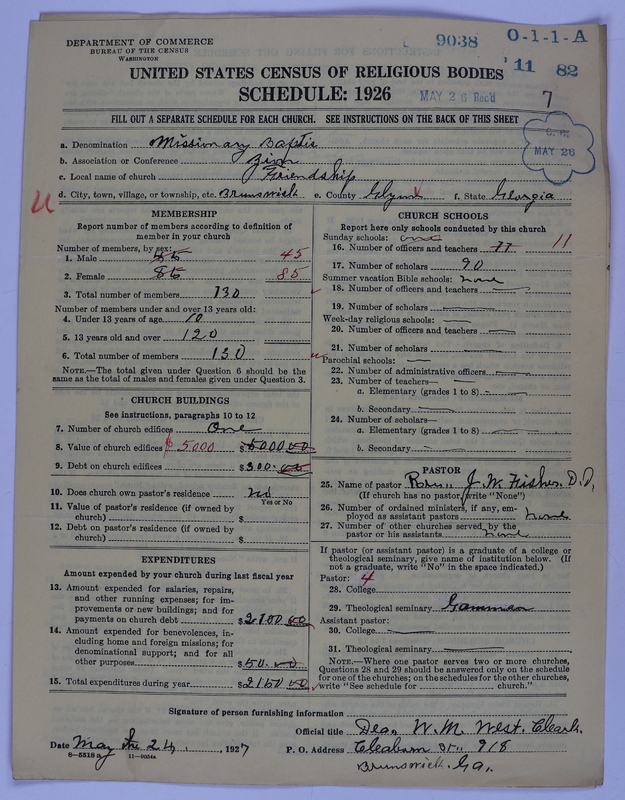 Scan of Negro Baptists: 9038