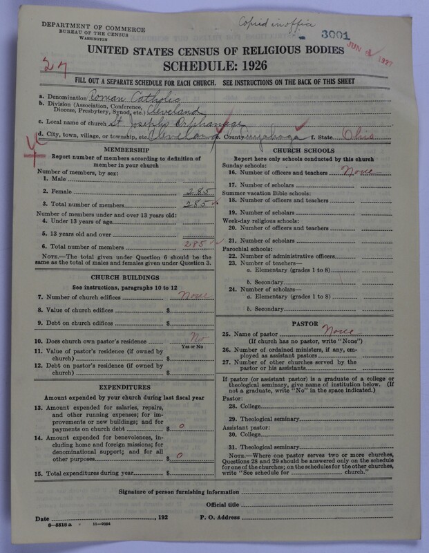 Scan of Roman Catholic Church: 3001