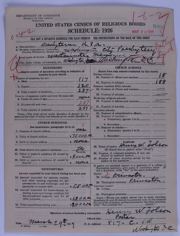 Scan of Presbyterian Church in the United States of America: 6285