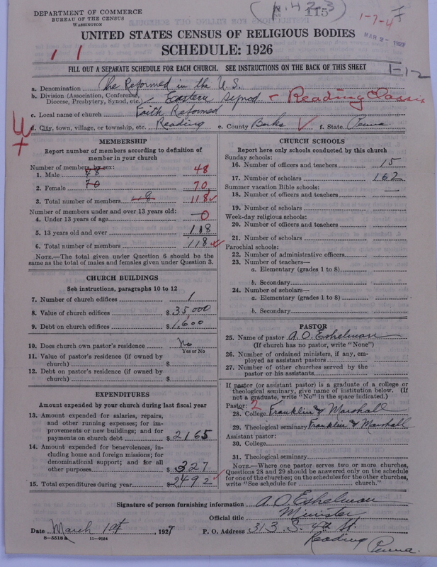 Scan of Reformed Church in the United States: 115