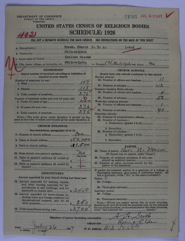 Scan of Presbyterian Church in the United States of America: 2193