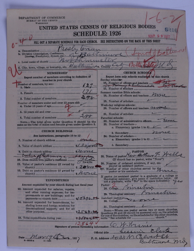 Scan of Presbyterian Church in the United States of America: 6216