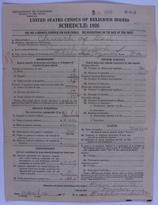 Scan of Church of God (Headquarters, Anderson, Ind.): 493