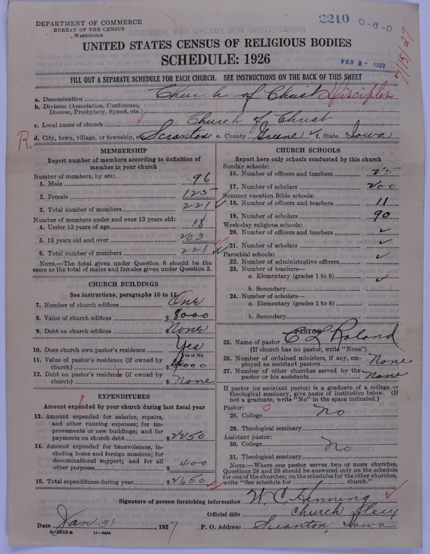 Scan of Disciples of Christ: 2210
