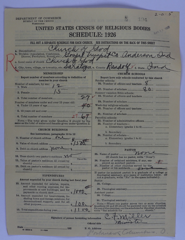 Scan of Church of God (Headquarters, Anderson, Ind.): 194