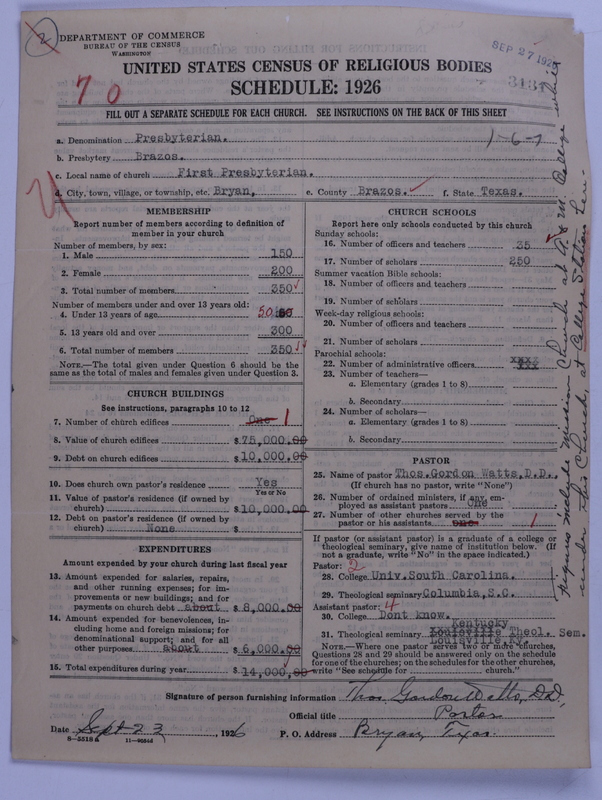 Scan of Presbyterian Church in the United States: 3131