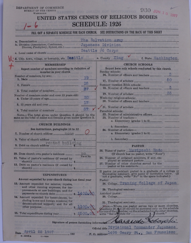 Scan of Salvation Army: 930