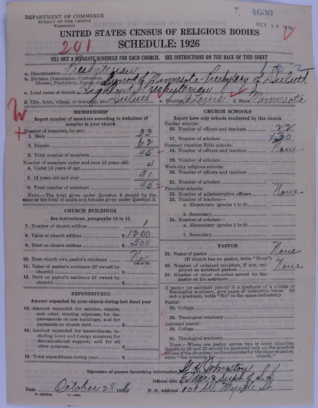 Scan of Presbyterian Church in the United States of America: 4630