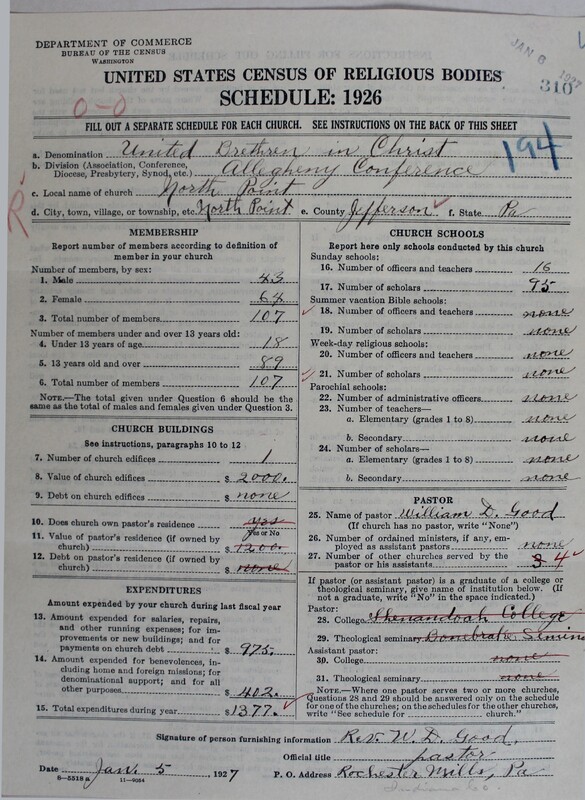 Scan of Church of the United Brethren in Christ: 310