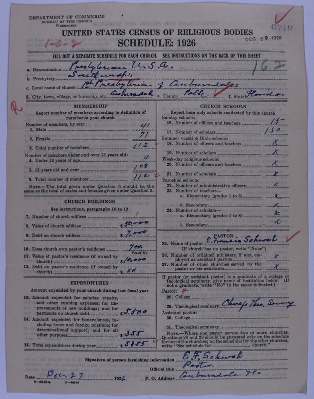 Scan of Presbyterian Church in the United States of America: 6719