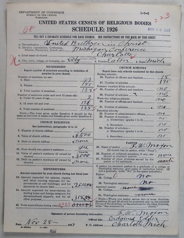 Scan of Church of the United Brethren in Christ (Old Constitution): 223