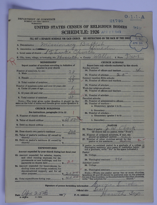 Scan of Negro Baptists: 21746