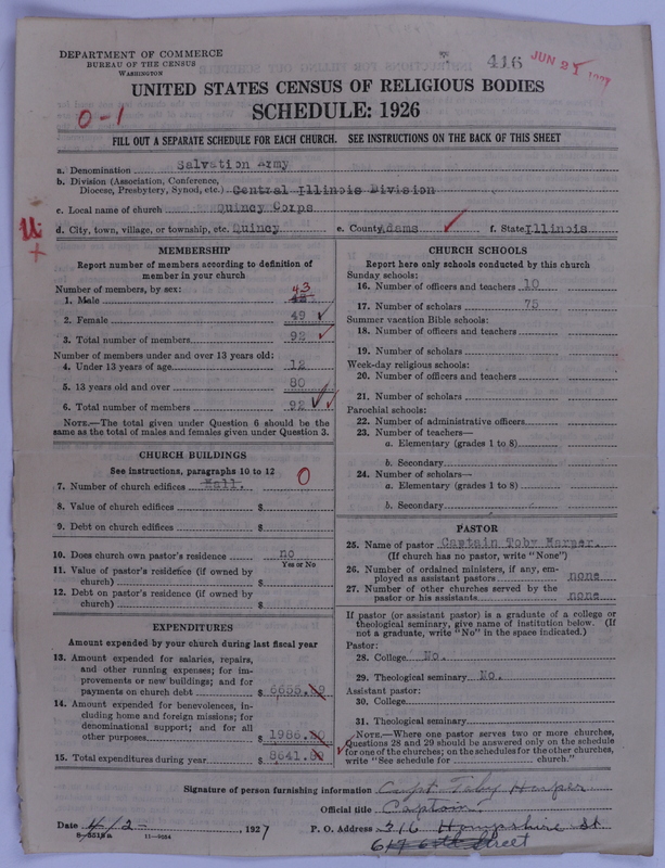Scan of Salvation Army: 416