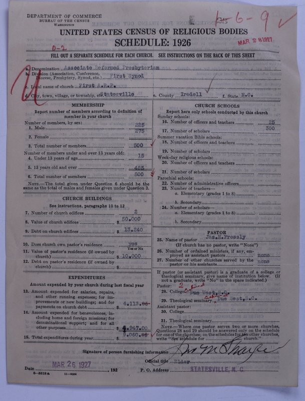 Scan of Associate Reformed Presbyterian Church: 23