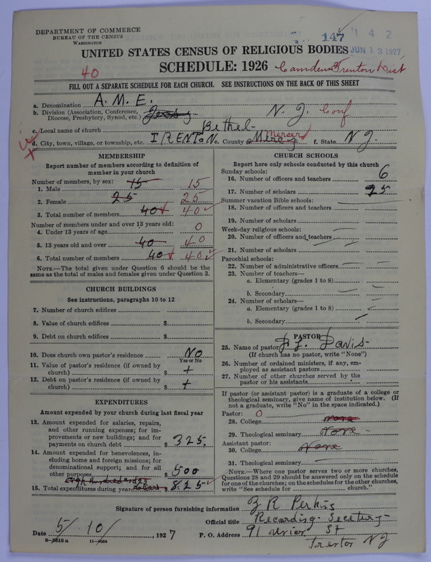 Scan of African Methodist Episcopal Church: 147