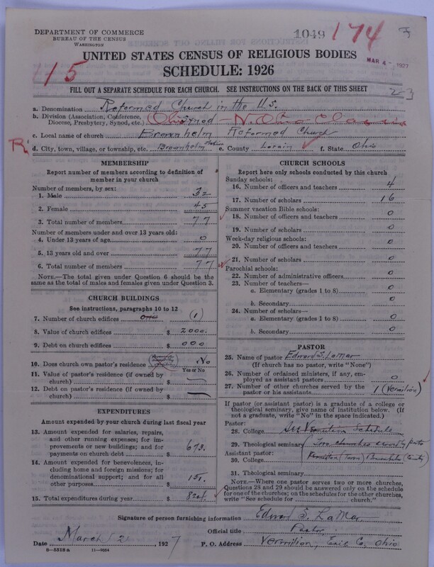 Scan of Reformed Church in the United States: 1049