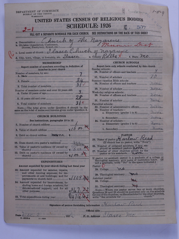 Scan of Church of the Nazarene: 507