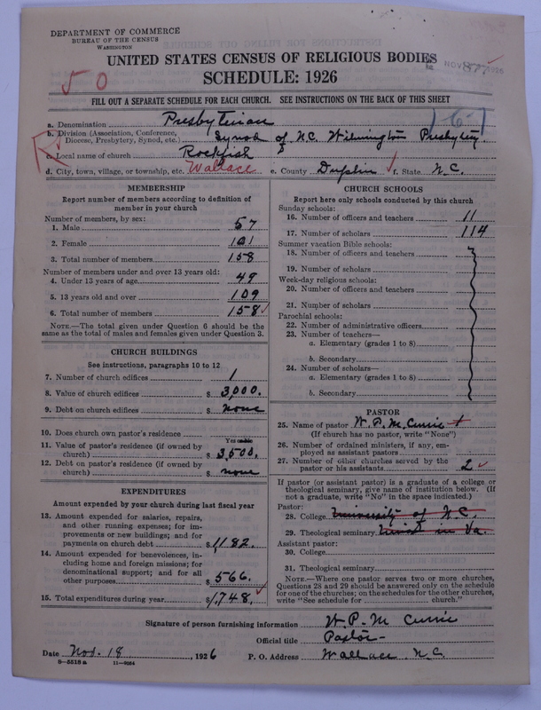 Scan of Presbyterian Church in the United States: 877