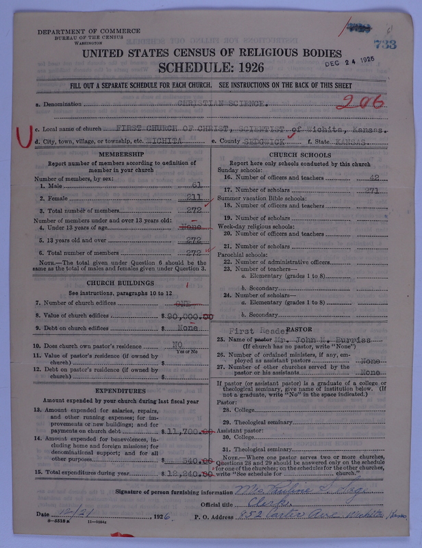 Scan of Church of Christ, Scientist: 733