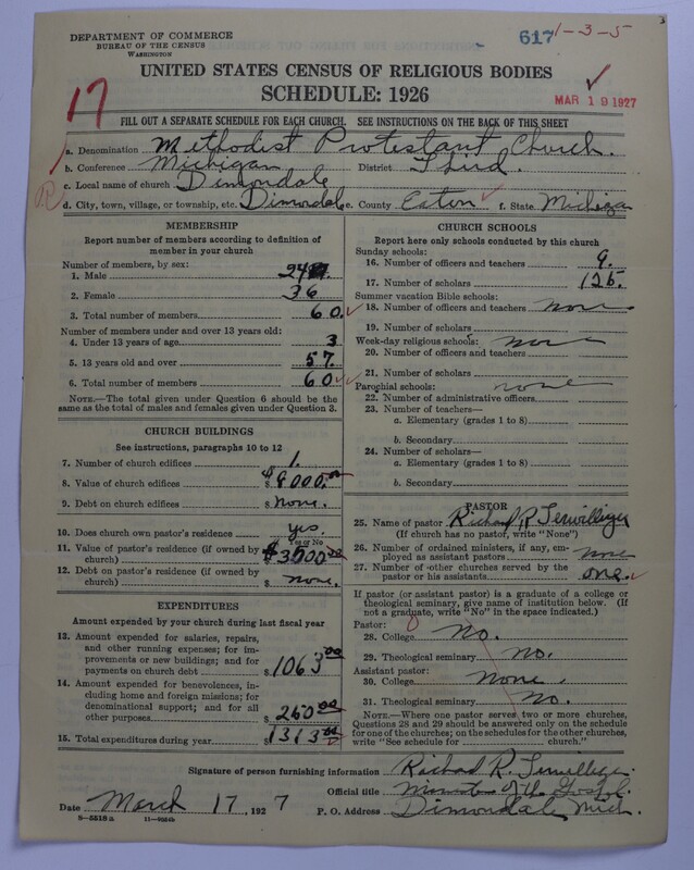 Scan of Methodist Protestant Church: 617