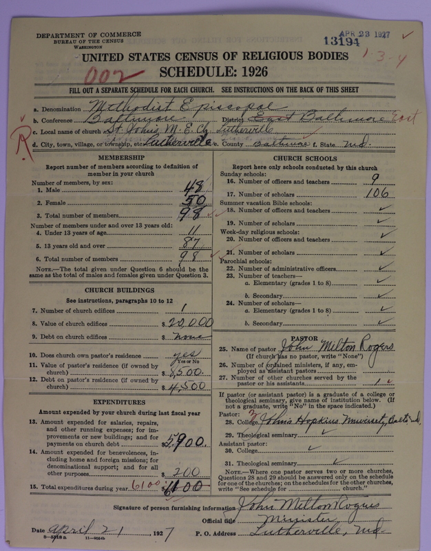 Scan of Methodist Episcopal Church: 13194