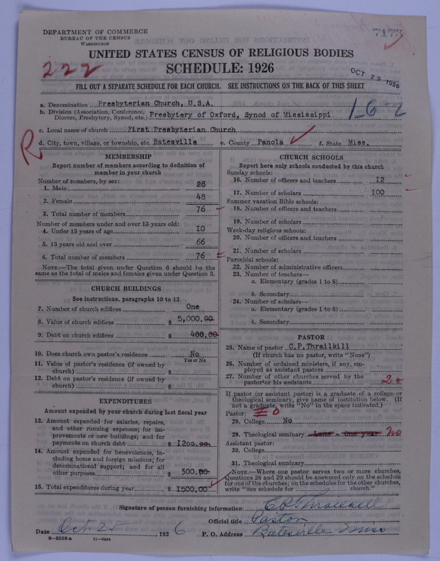 Scan of Presbyterian Church in the United States of America: 7173
