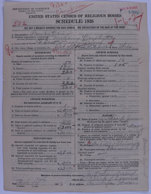 Scan of Presbyterian Church in the United States of America: 4205