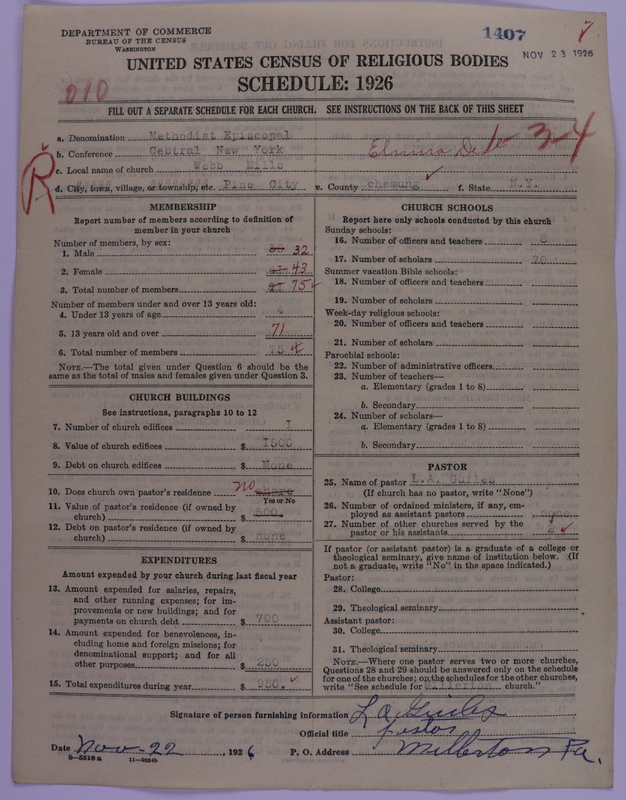 Scan of Methodist Episcopal Church: 1407