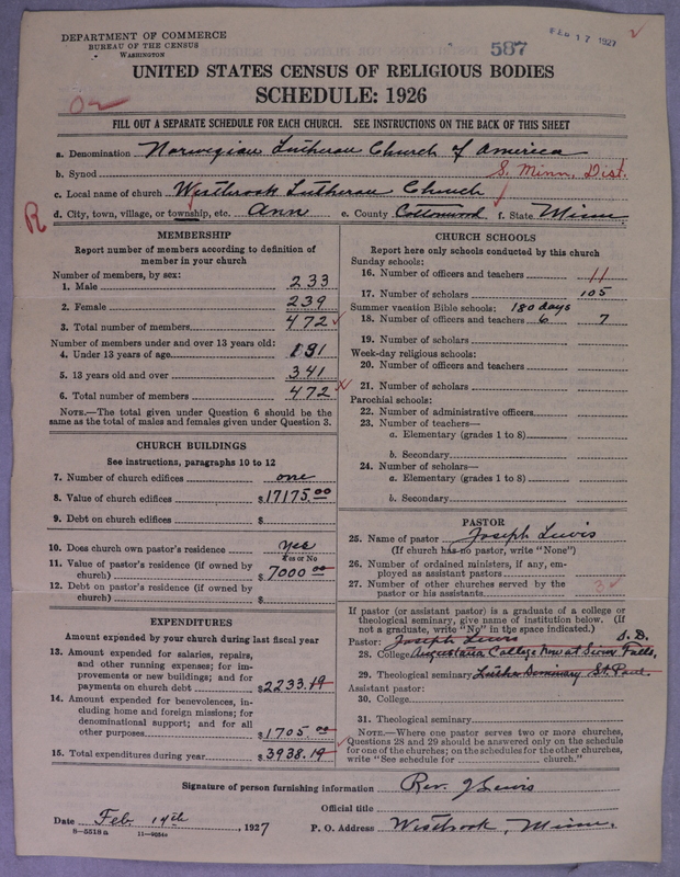 Scan of Norwegian Lutheran Church of America: 587