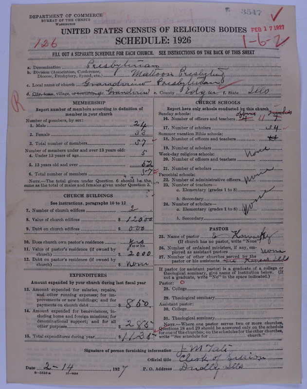 Scan of Presbyterian Church in the United States of America: 3547