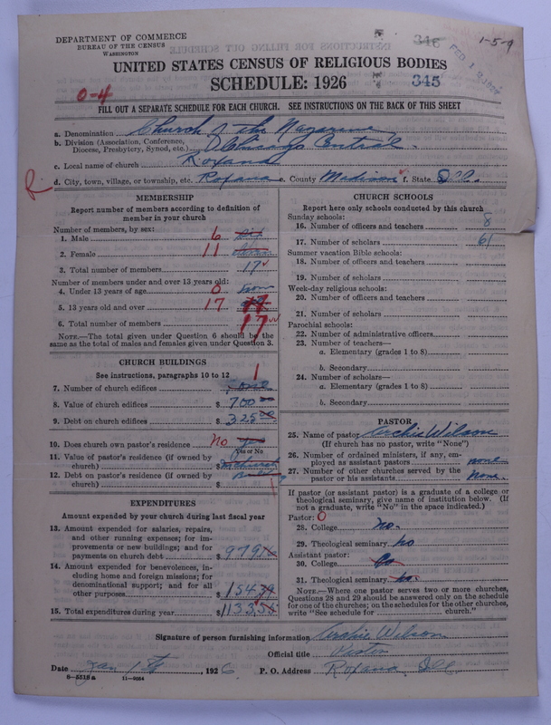 Scan of Church of the Nazarene: 345