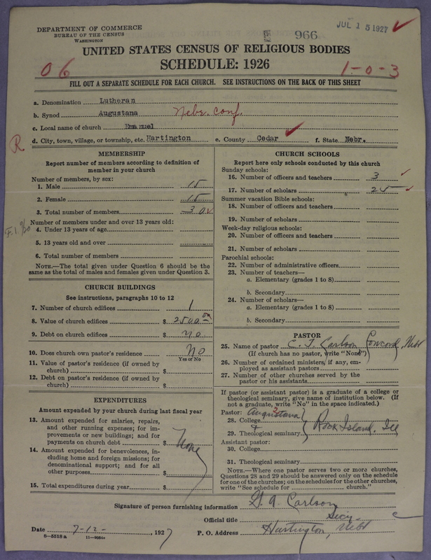 Scan of Evangelical Lutheran Augustana Synod of North America: 966