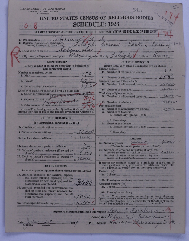 Scan of Reformed Church in the United States: 514