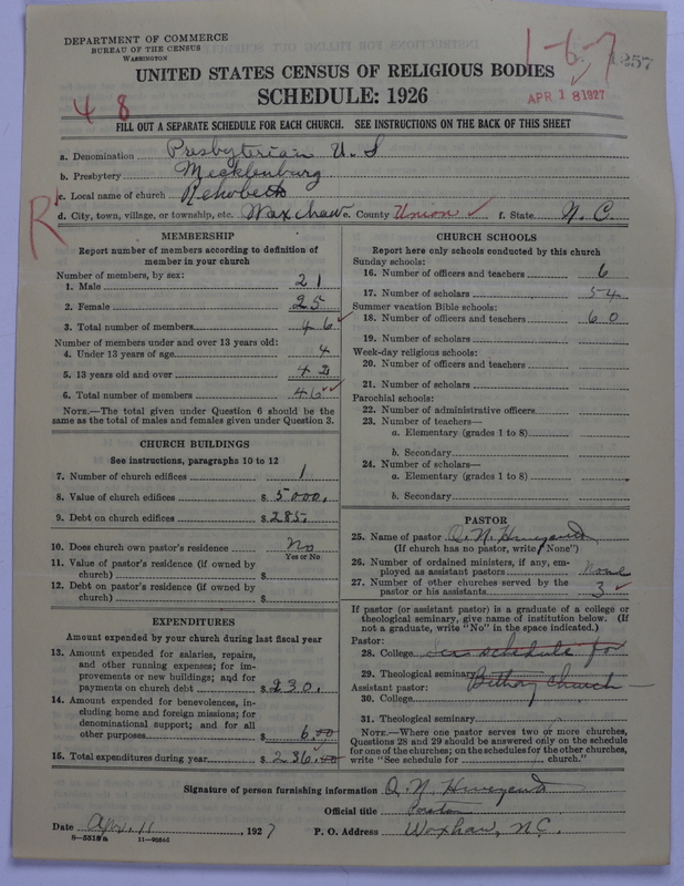 Scan of Presbyterian Church in the United States: 1257