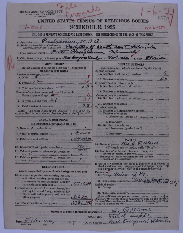 Scan of Presbyterian Church in the United States of America: 6731