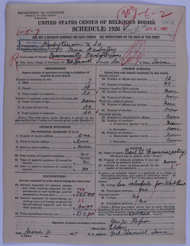 Scan of Presbyterian Church in the United States of America: 4874