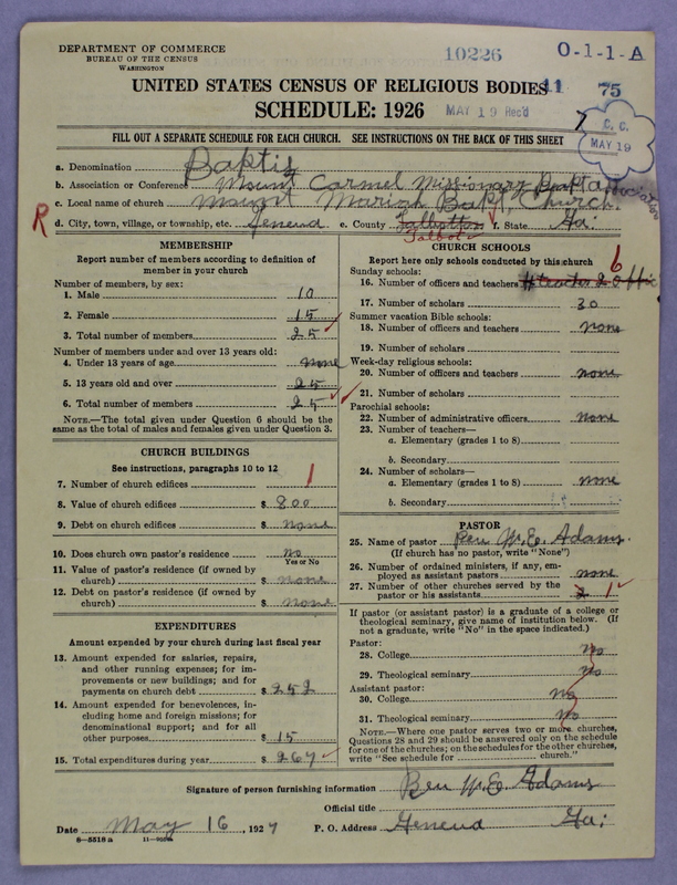 Scan of Negro Baptists: 10226
