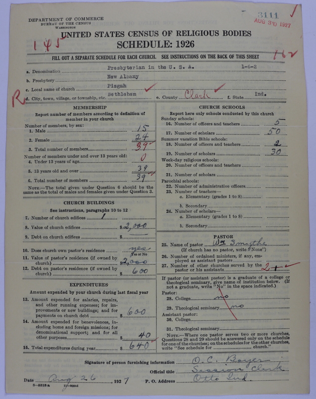 Scan of Presbyterian Church in the United States of America: 3111