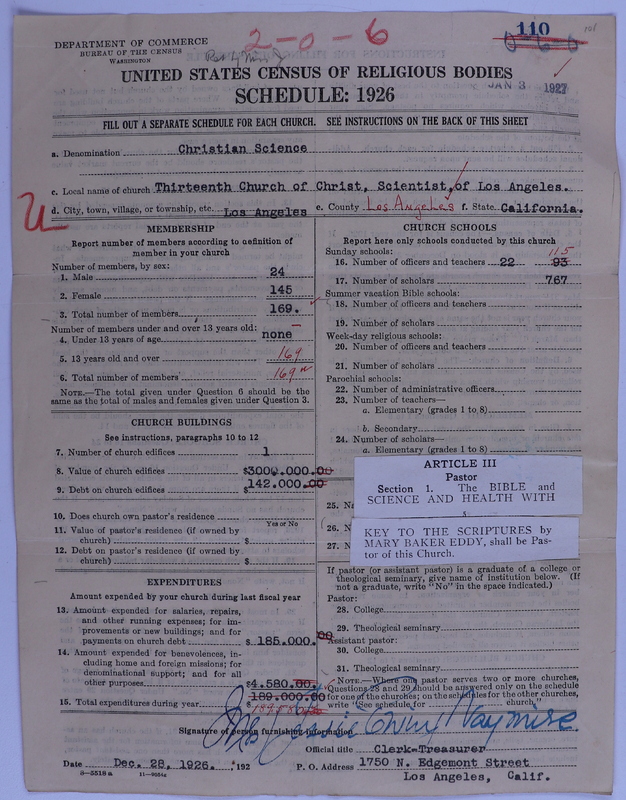 Scan of Church of Christ, Scientist: 110