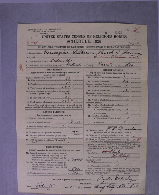 Scan of Norwegian Lutheran Church of America: 321