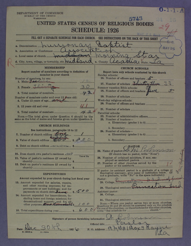 Scan of Negro Baptists: 5743