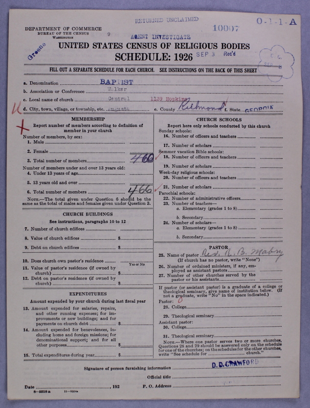 Scan of Negro Baptists: 10007