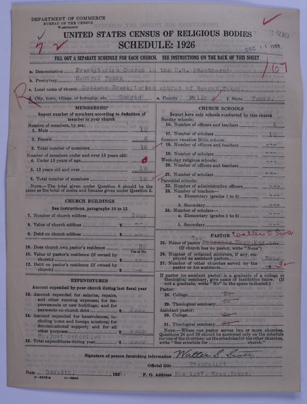 Scan of Presbyterian Church in the United States: 3200