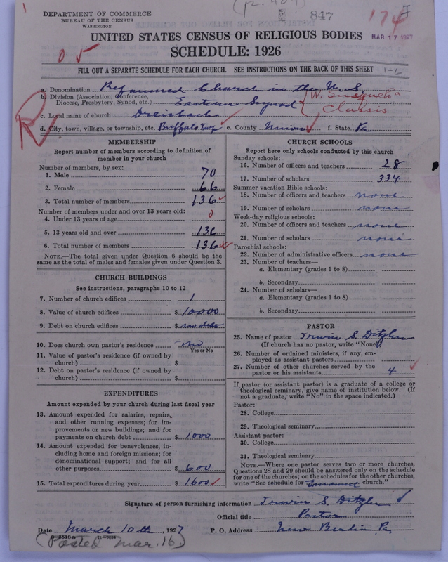 Scan of Reformed Church in the United States: 847