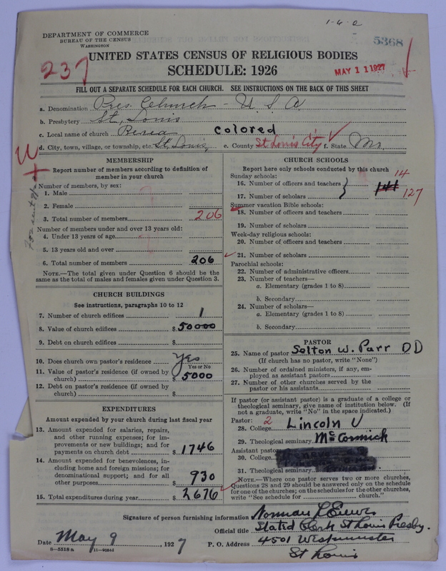 Scan of Presbyterian Church in the United States of America: 5368