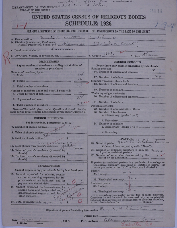 Scan of Church of the United Brethren in Christ: 2141